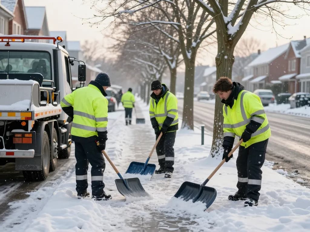 Räum- und Streudienst in deiner Region mit einem professionellen Schneeräumteam, das sichere Gehwege in Münster gewährleistet.