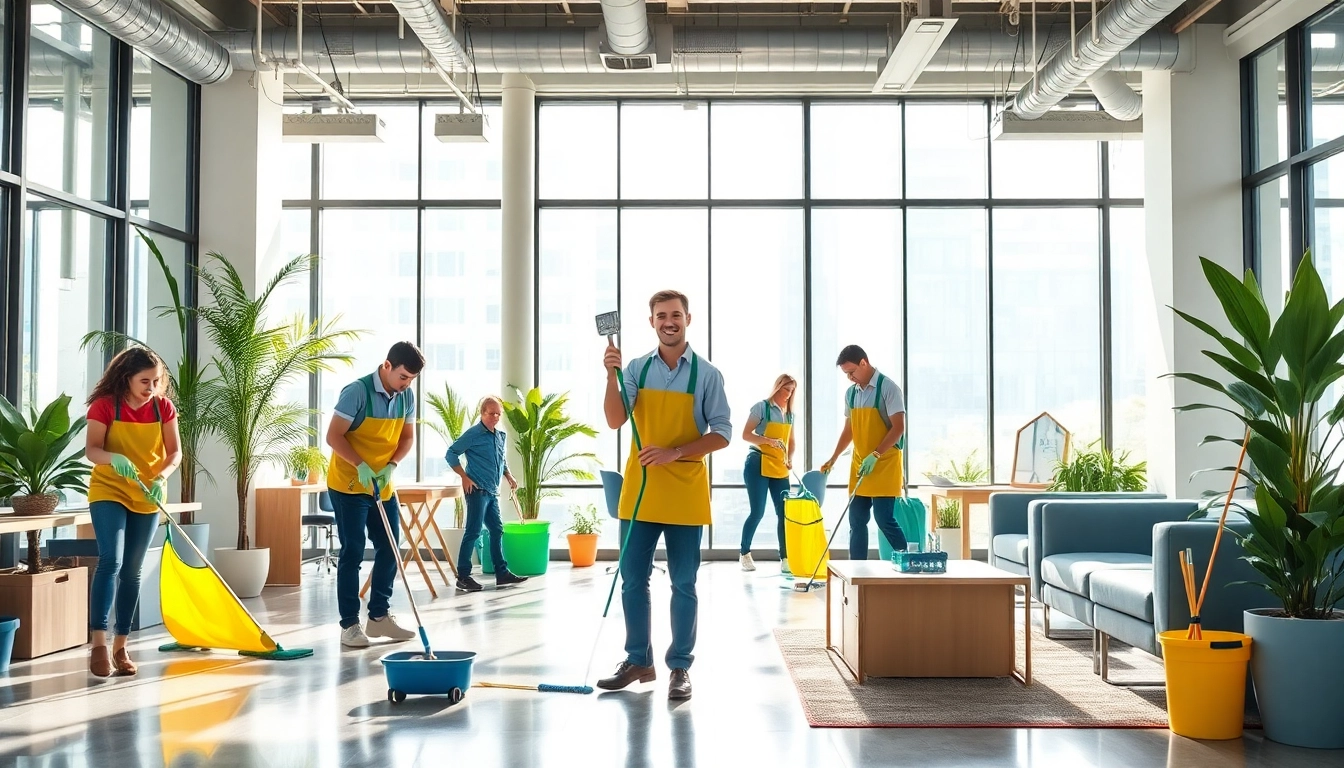 Reinigungsfirma Berlin bei der professionellen Reinigung eines modernen Büros in Berlin.