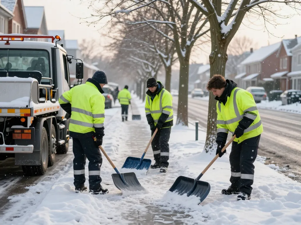 Räum- und Streudienst in deiner Region mit einem professionellen Schneeräumteam, das sichere Gehwege in Münster gewährleistet.