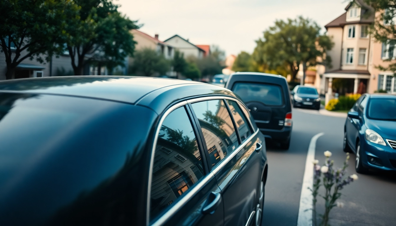 Transport preminulih na miran način u urbanoj sredini sa specijalizovanim vozilima.