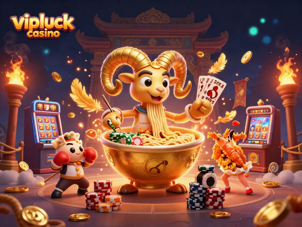Experience thrilling gameplay at vipluck casino with vibrant 3D characters and action-packed slots.