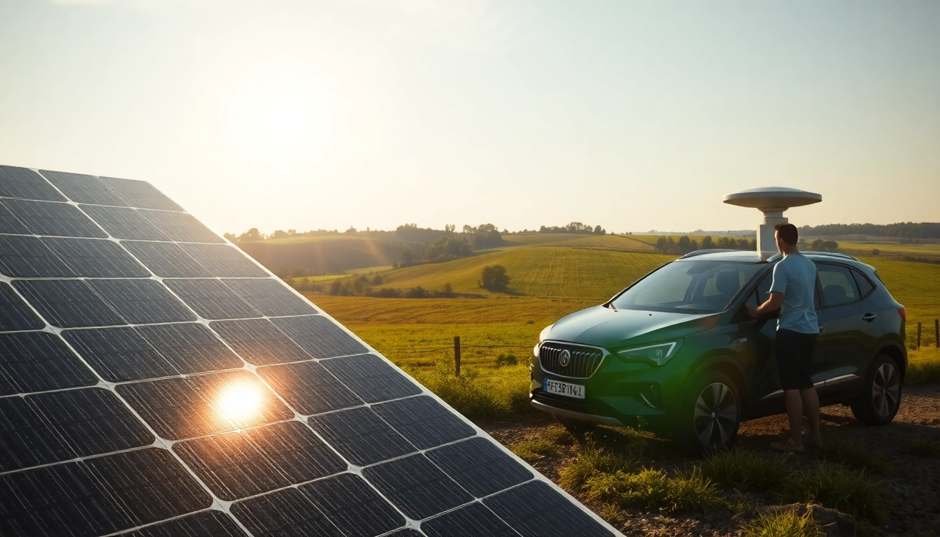Erleben Sie die Vorteile einer Photovoltaikanlage mit nachhaltiger Energieerzeugung in einer ländlichen Landschaft.