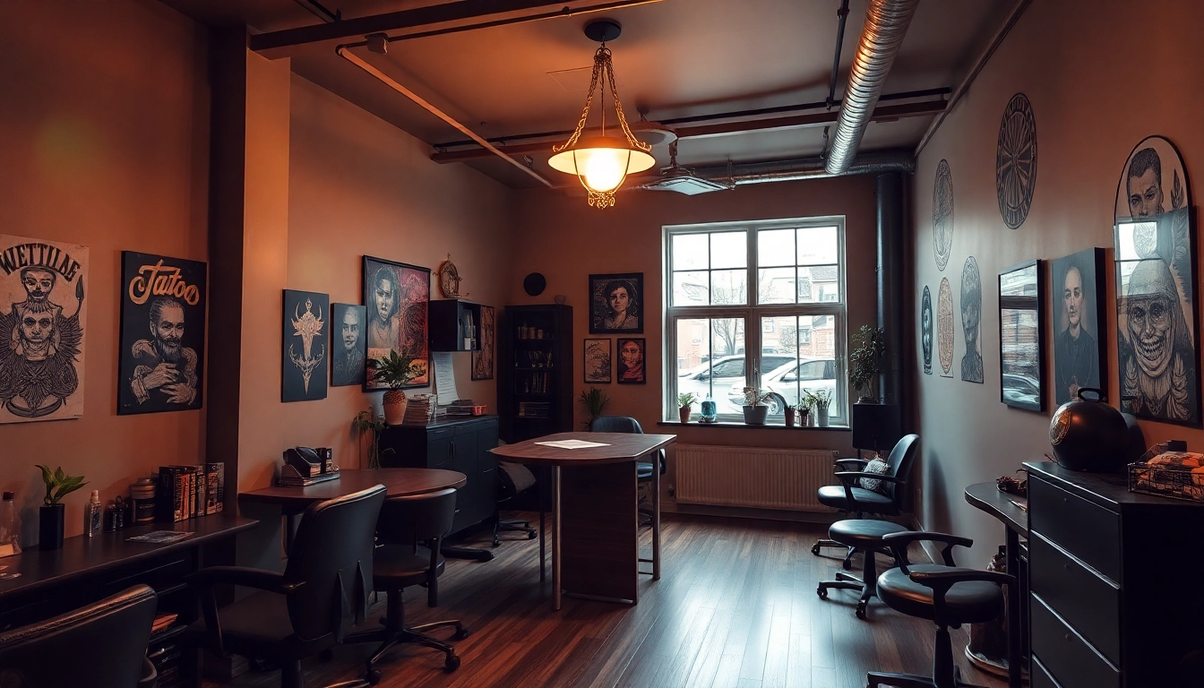 Professionelle Tätowierungen im Tattoo Studio München, einzigartiges Design im kreativen Ambiente.