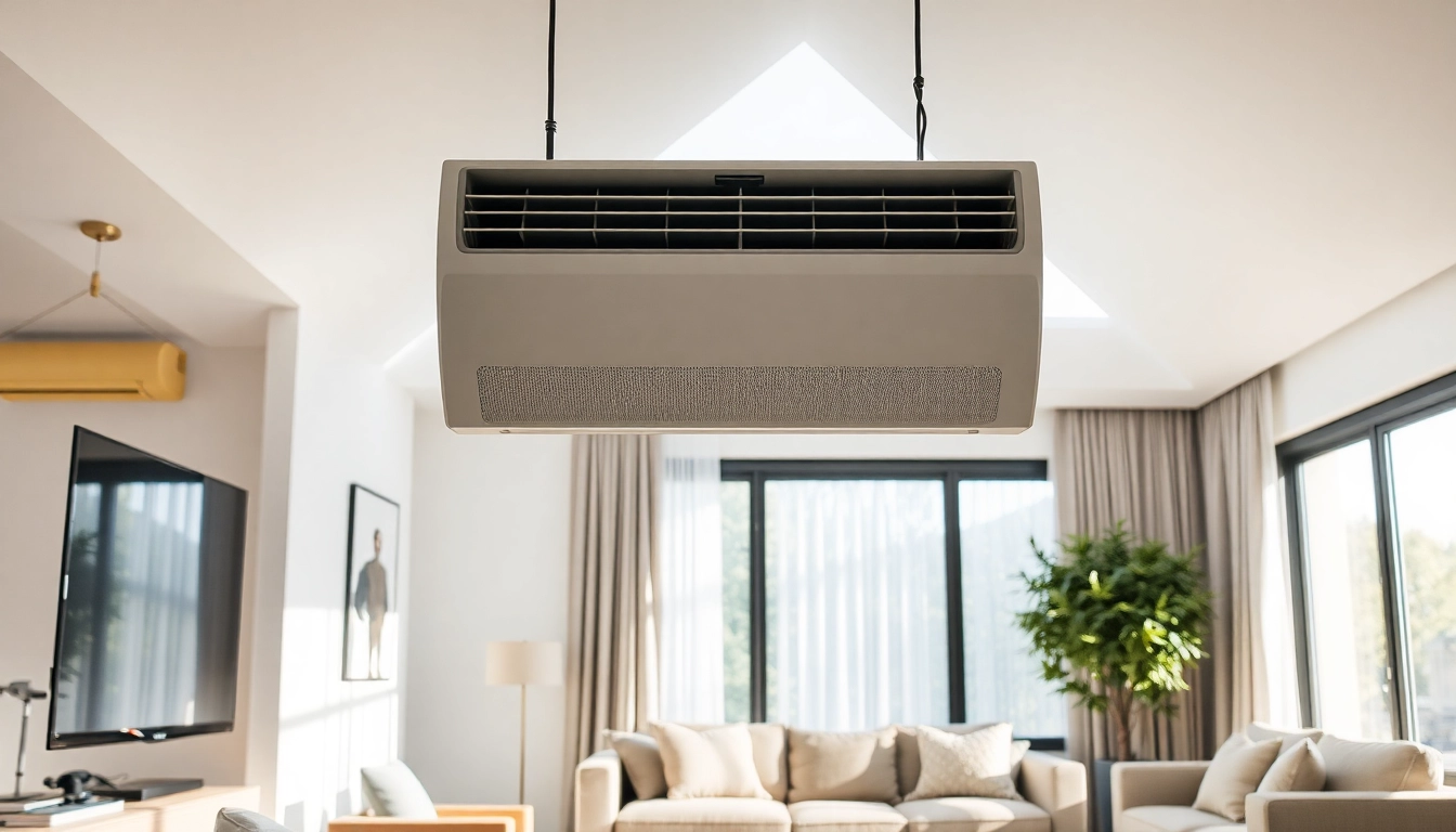 Efficient Klimaanlagen installieren lassen for a modern living space with sleek design.