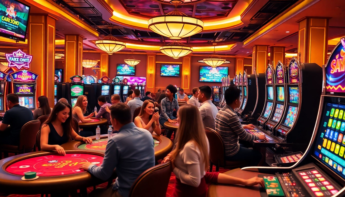 Discover the winning atmosphere of the best online casinos with diverse players enjoying thrilling games.