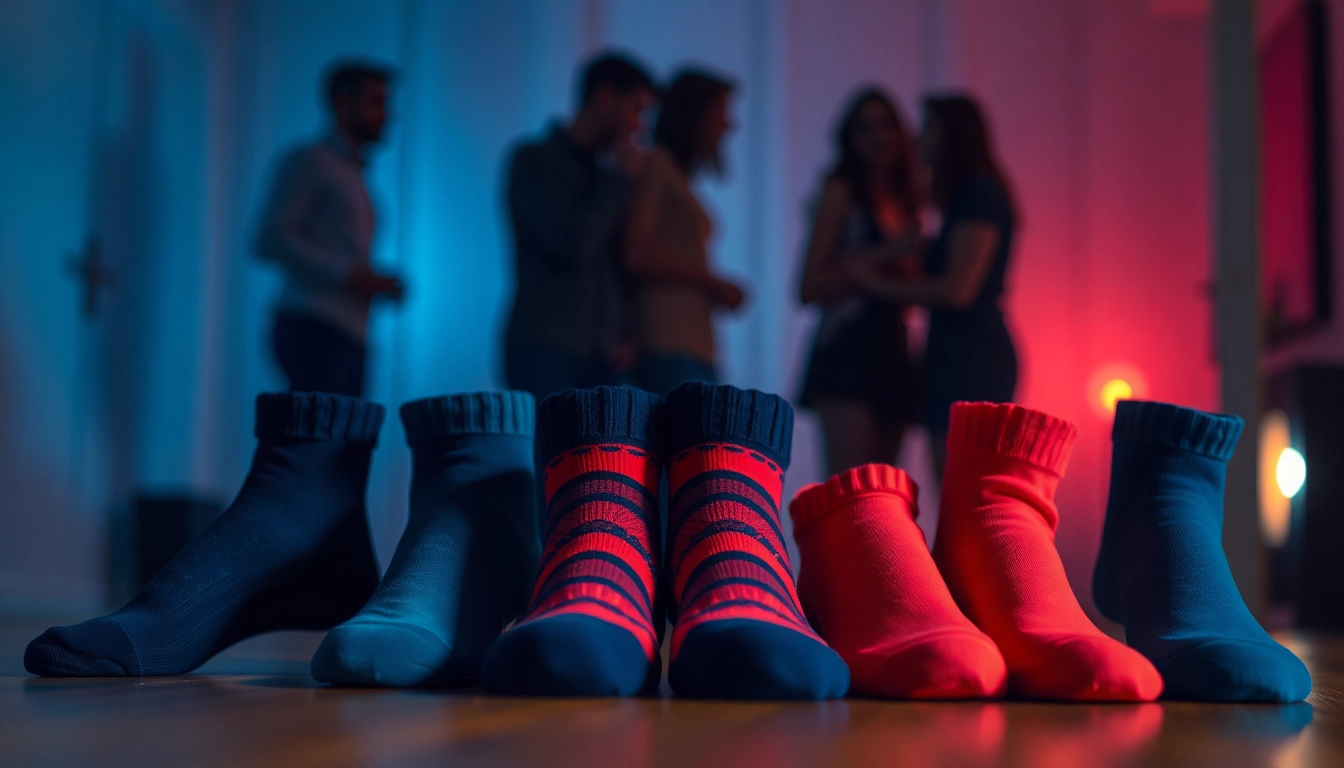 Socken Fetisch Community - Lebhafte, einzigartige Socken und Menschen interagieren und bilden Gemeinschaft.