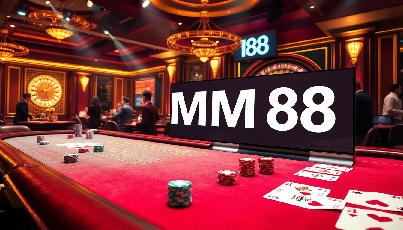 Experience the thrills of MM88 with vibrant casino tables and exciting gameplay.